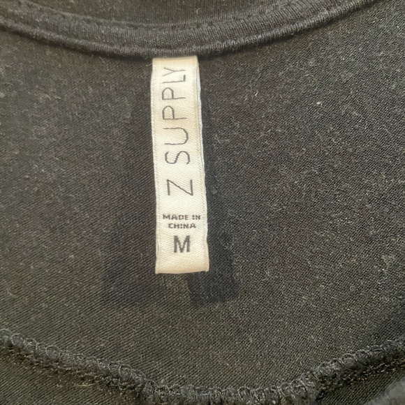 Z SUPPLY  cotton black dress - Picture 3 of 5